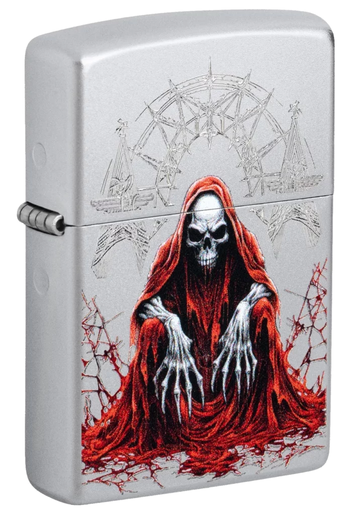 Zippo 205 Reaper Skull Design