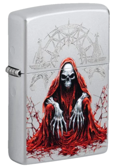 Zippo 205 Reaper Skull Design