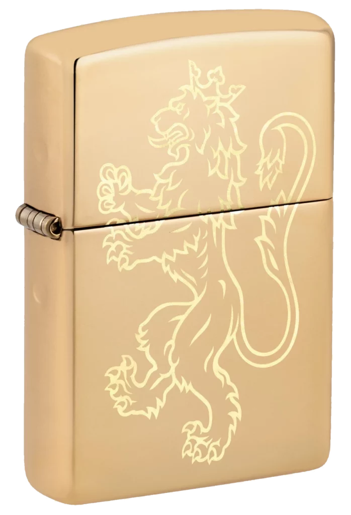 Zippo 254B Medieval Lion Design