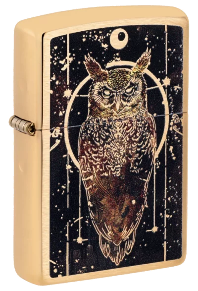 Zippo 204B Owl Design