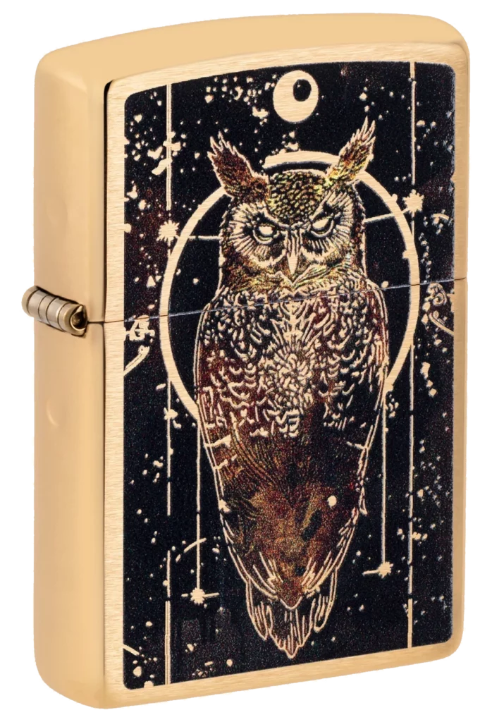 Zippo 204B Owl Design