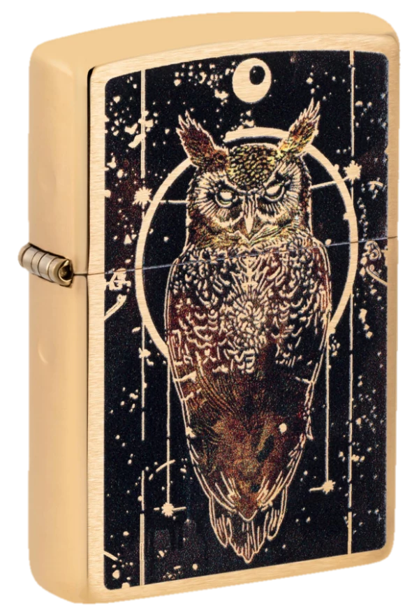Zippo 204B Owl Design