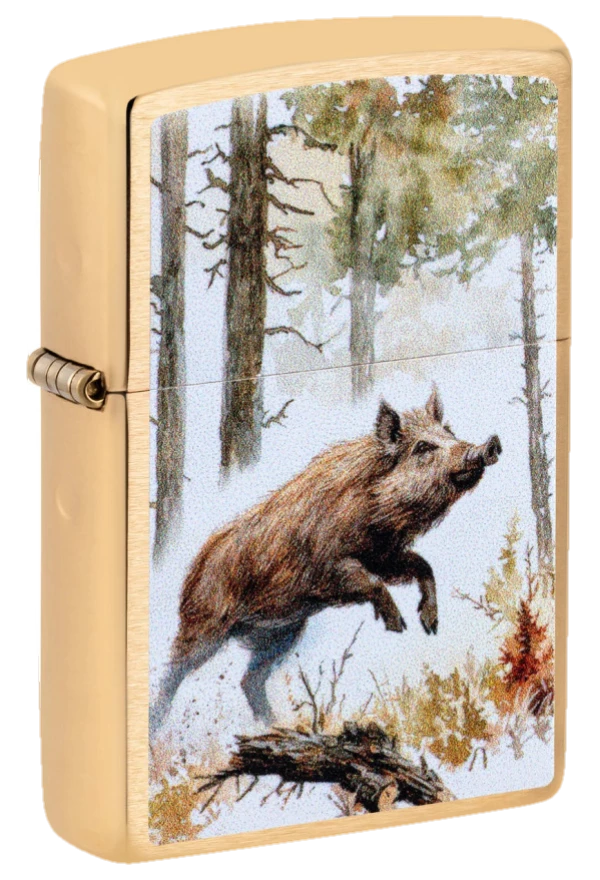 Zippo 4204B Wild Boar Design