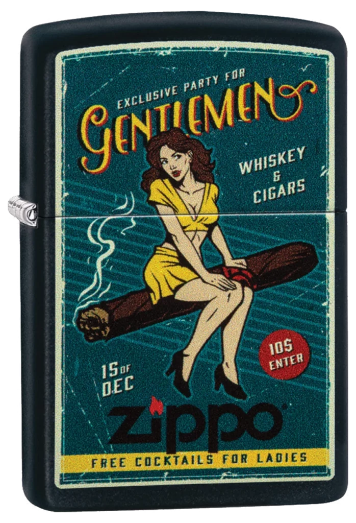 Zippo Cigar Girl Design