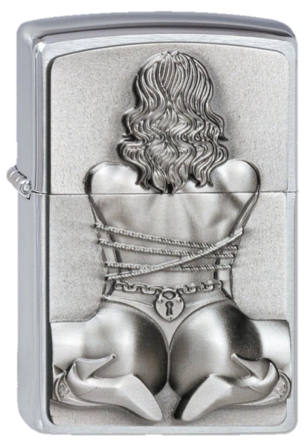 Zippo Bondage Girl Emblem