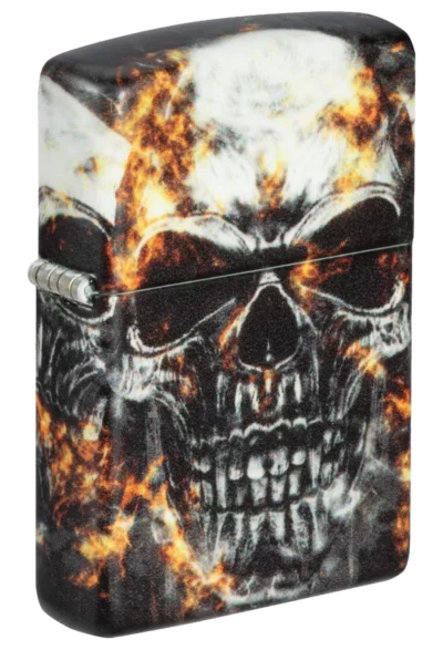 Zippo Smokey Skulls Design