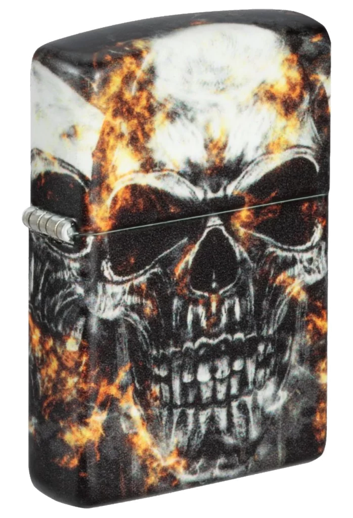 Zippo Smokey Skulls Design