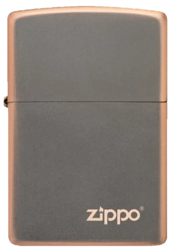 Zippo Rustic Bronze Zippo Logo