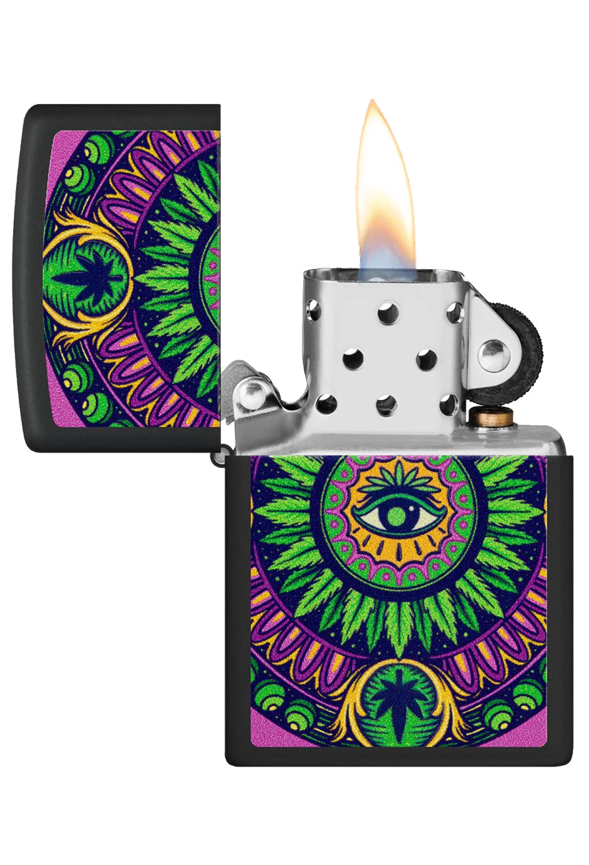 Zippo Cannabis Pattern - immagine 3