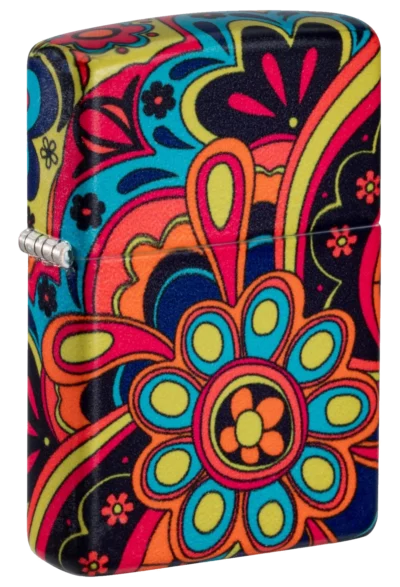 Zippo 49352 Flower Power Design