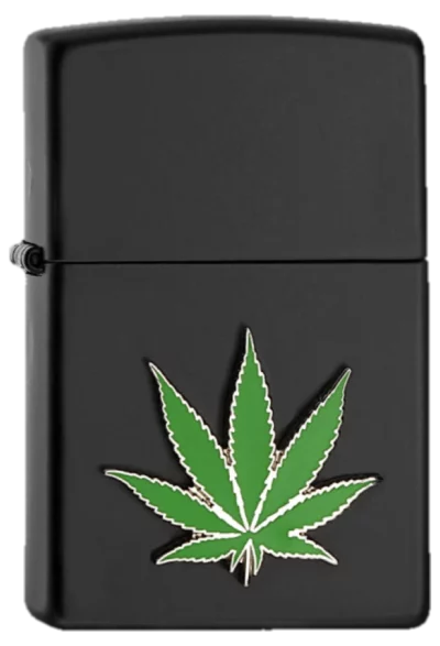 Zippo 218 Cannabis Leaf