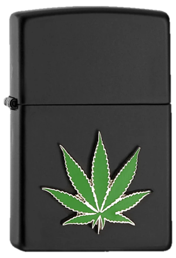 Zippo 218 Cannabis Leaf