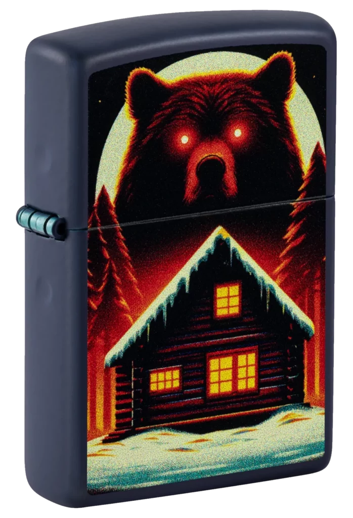 Zippo 239 Bear and Cabin Design