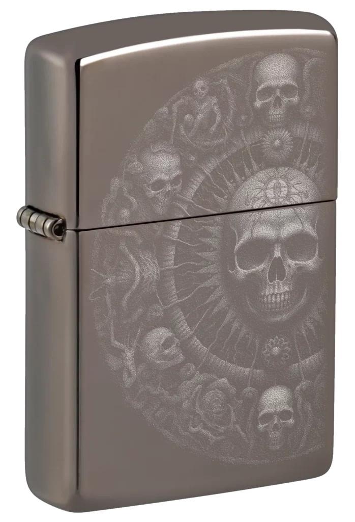 Zippo 150 Skull Mandala Design