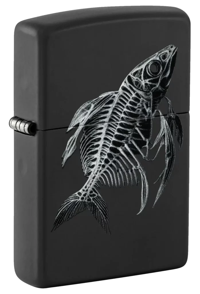 Zippo 218 Fish Skeleton Design