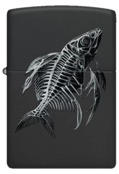 Zippo 218 Fish Skeleton Design