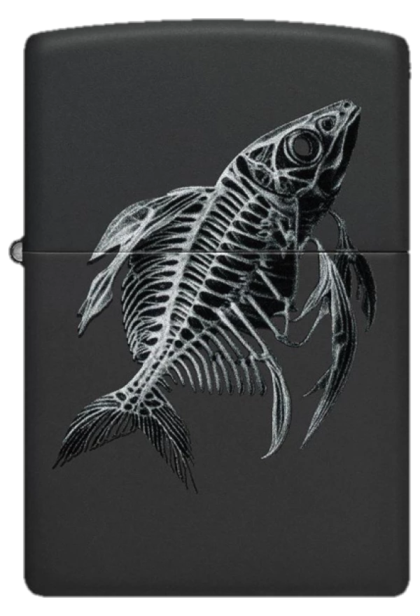 Zippo 218 Fish Skeleton Design