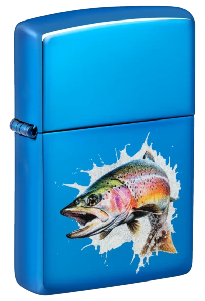 Zippo 20446 Jumping Fish Design