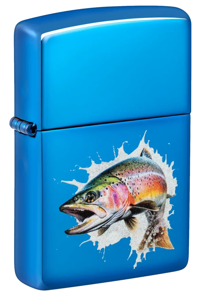 Zippo 20446 Jumping Fish Design