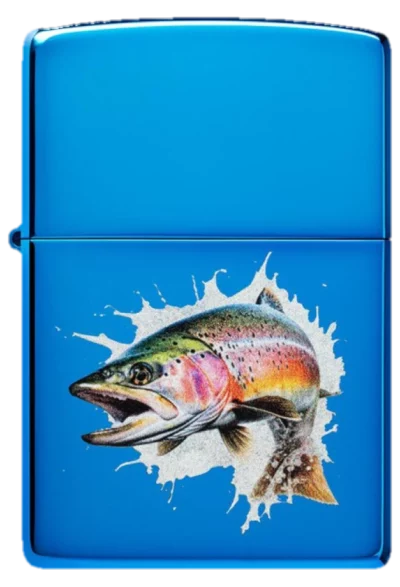 Zippo 20446 Jumping Fish Design