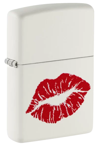 Zippo 214 Red Lips Kiss Design