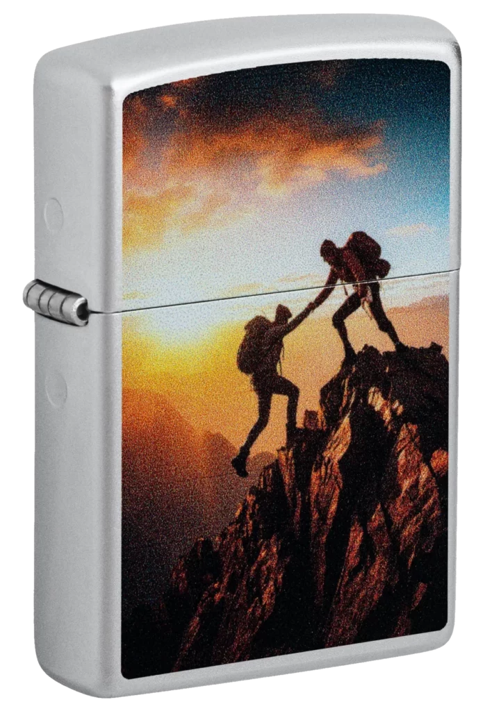 Zippo Mountain Climbing Design