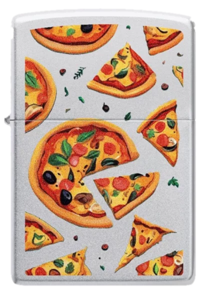 Zippo 205 Pizza Design