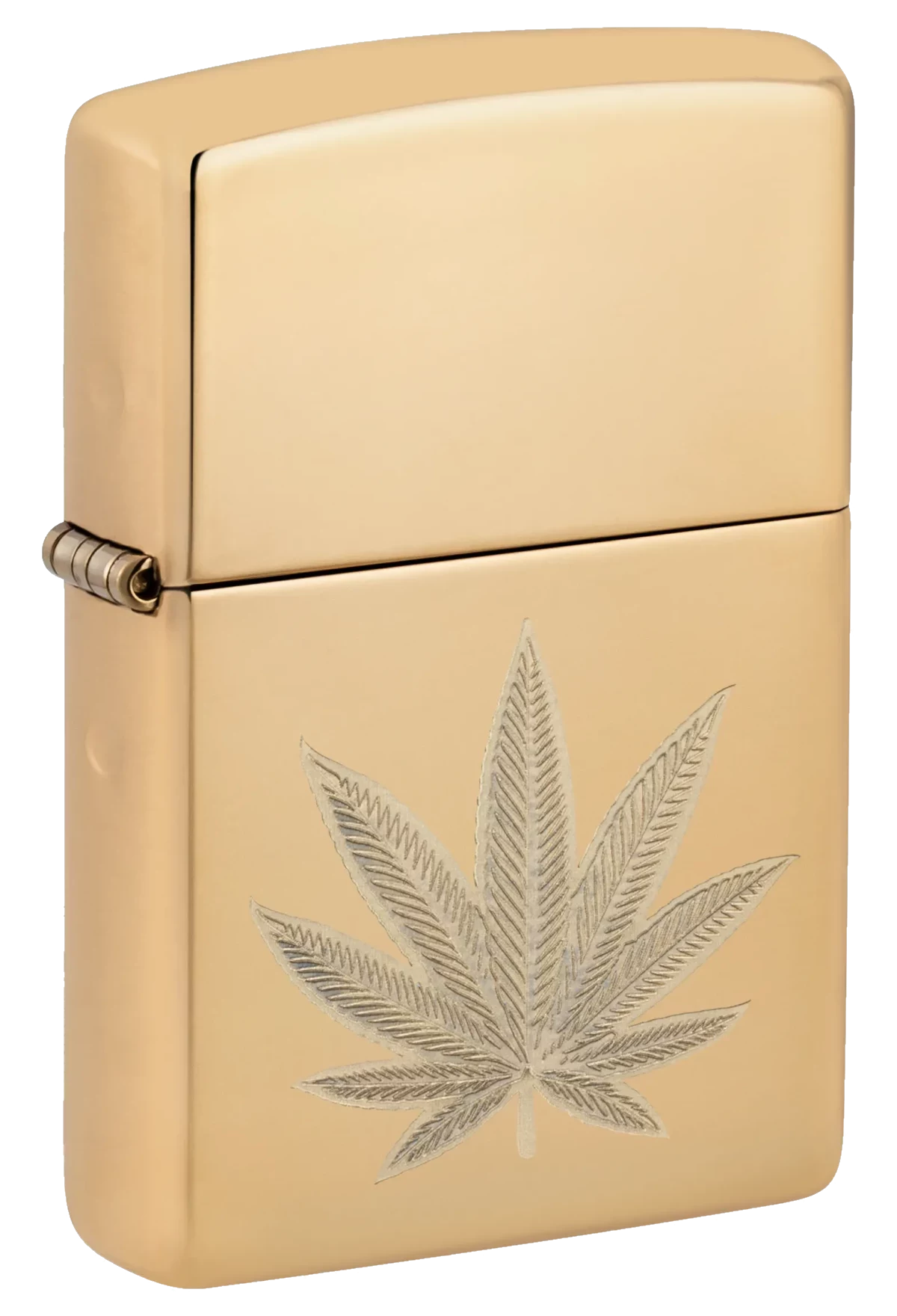 Zippo 254B Cannabis Leaf Design