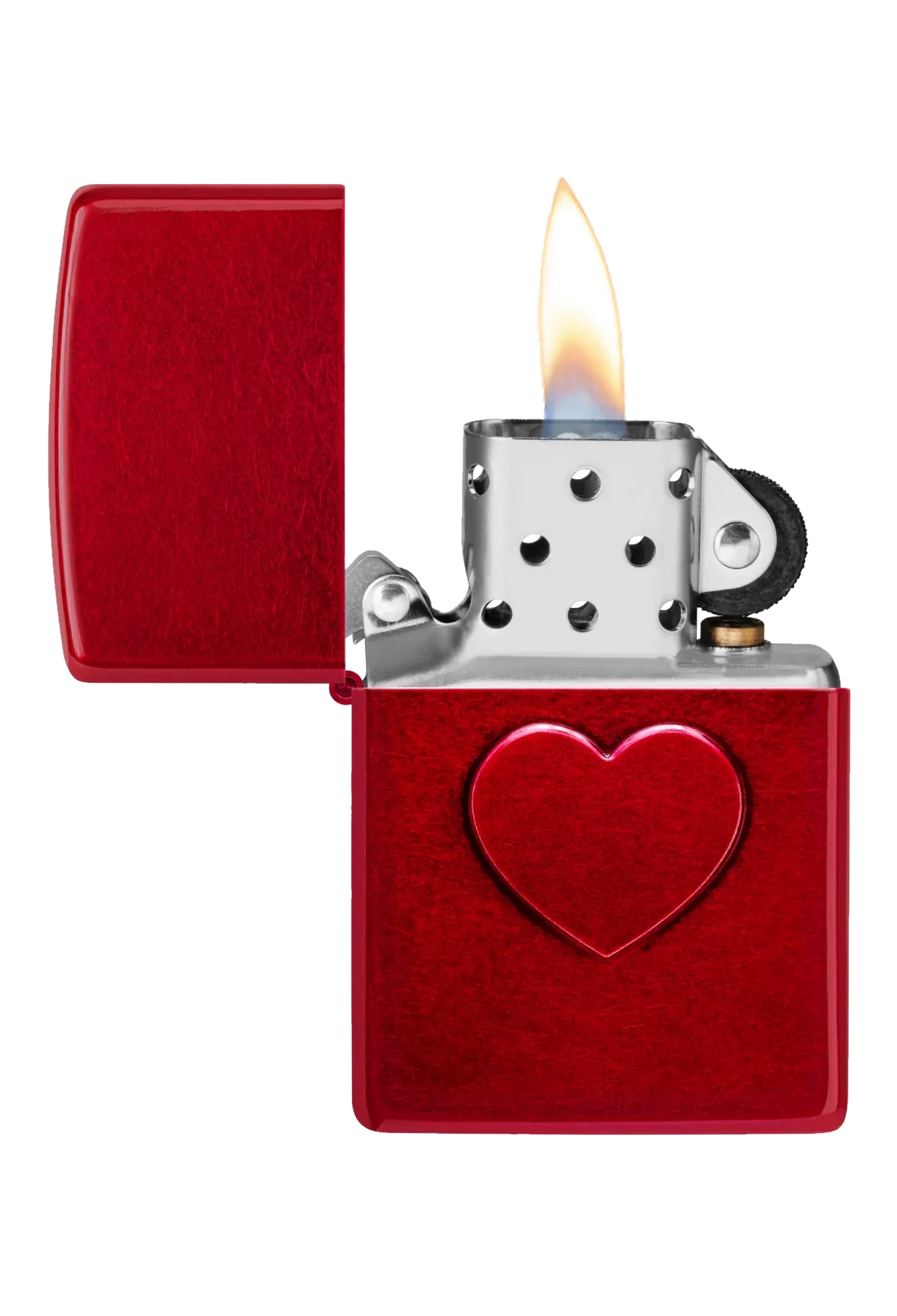 Zippo Stamped Heart Design – Image 3
