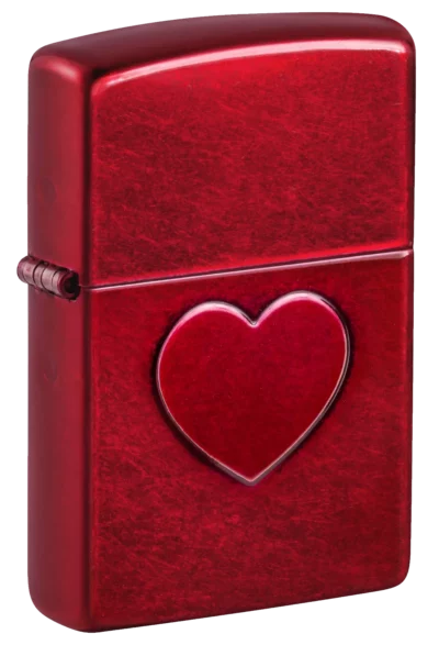 Zippo Stamped Heart Design