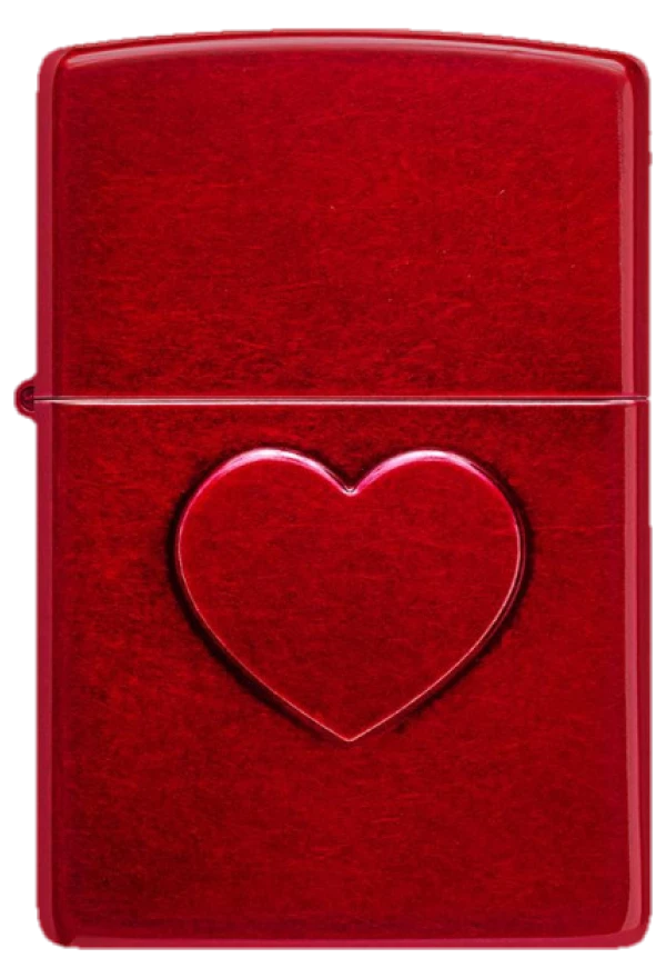 Zippo Stamped Heart Design