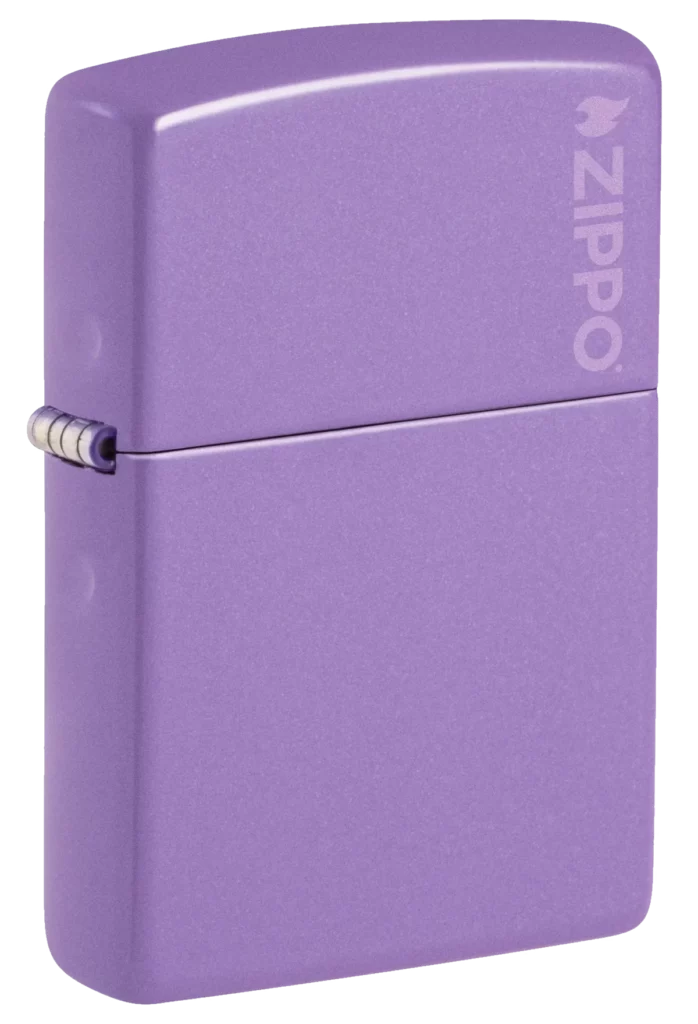 Zippo Smokey Lavender Zippo Logo