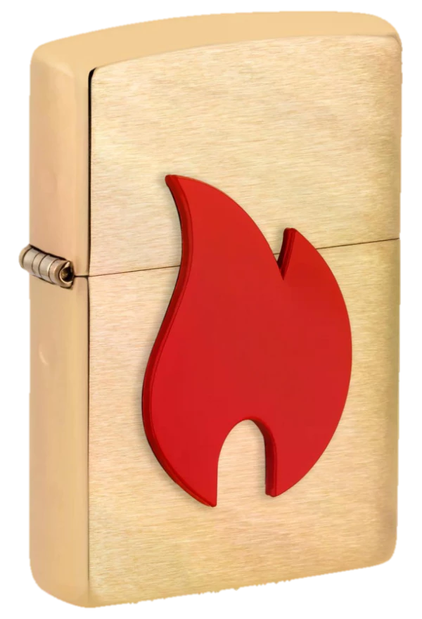 Zippo 204B BIG Flame Red