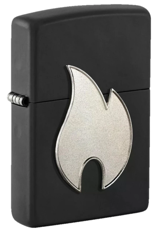 Zippo 218 BIG Flame Silver