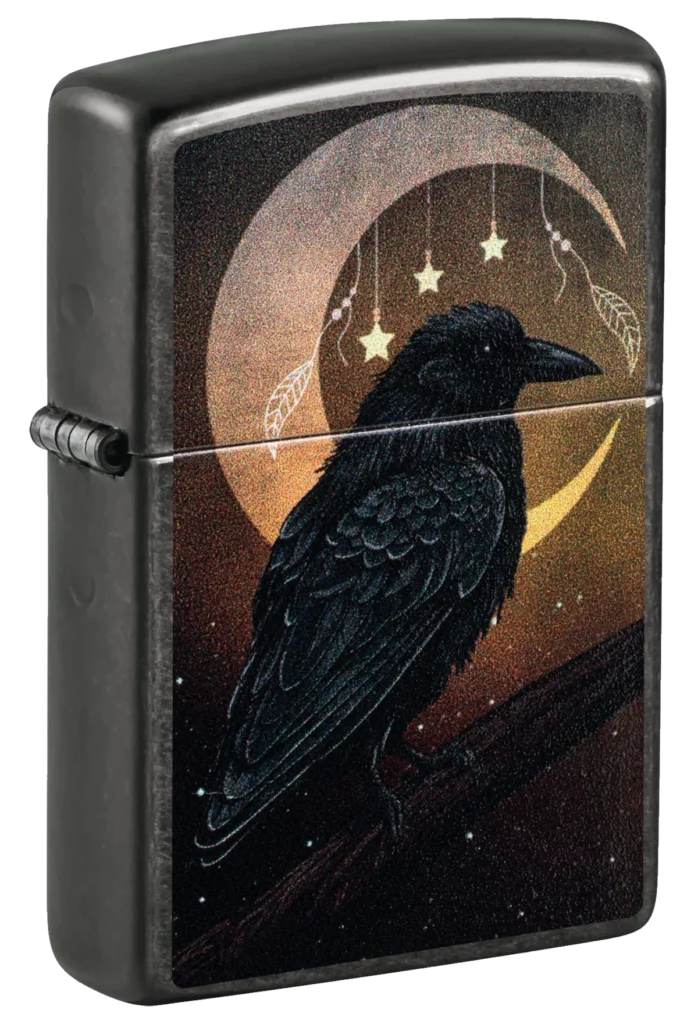Zippo 28378 Crow and Moon Design