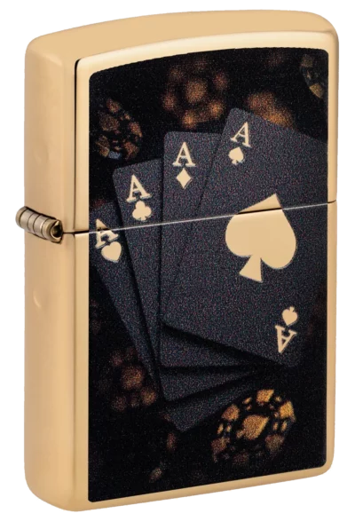 Zippo 254B Poker Design