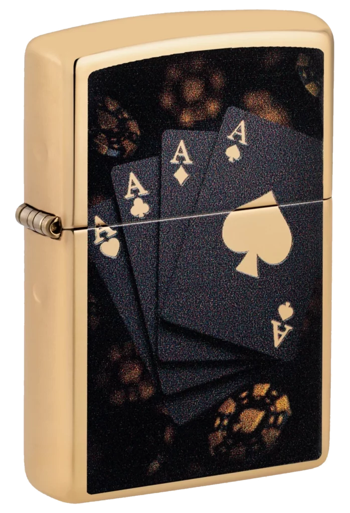 Zippo 254B Poker Design