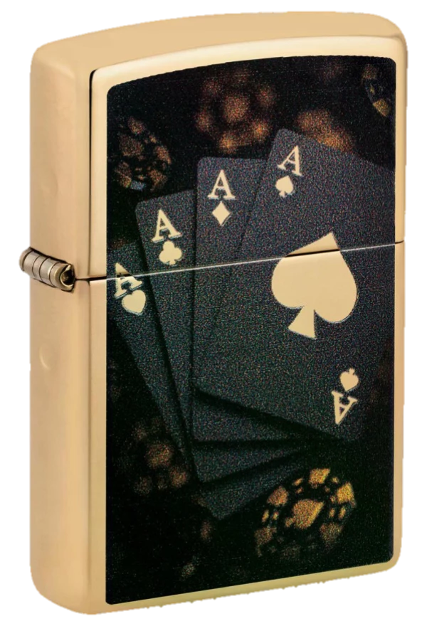 Zippo 254B Poker Design
