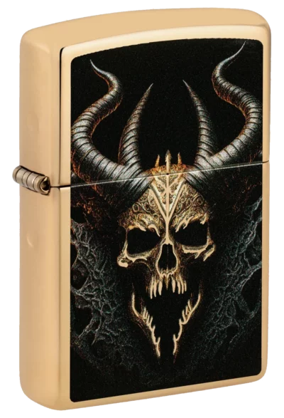 Zippo 254B Skull Design