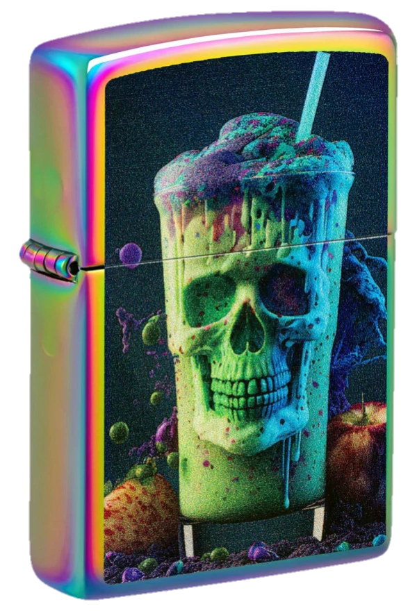 Zippo 151 Skull Shake Design