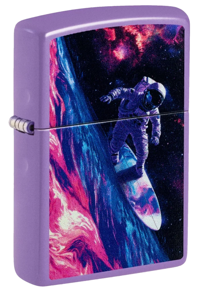 Zippo Surfing Astronaut Design