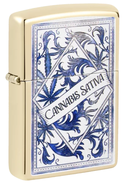 Zippo Cannabis Sativa Design
