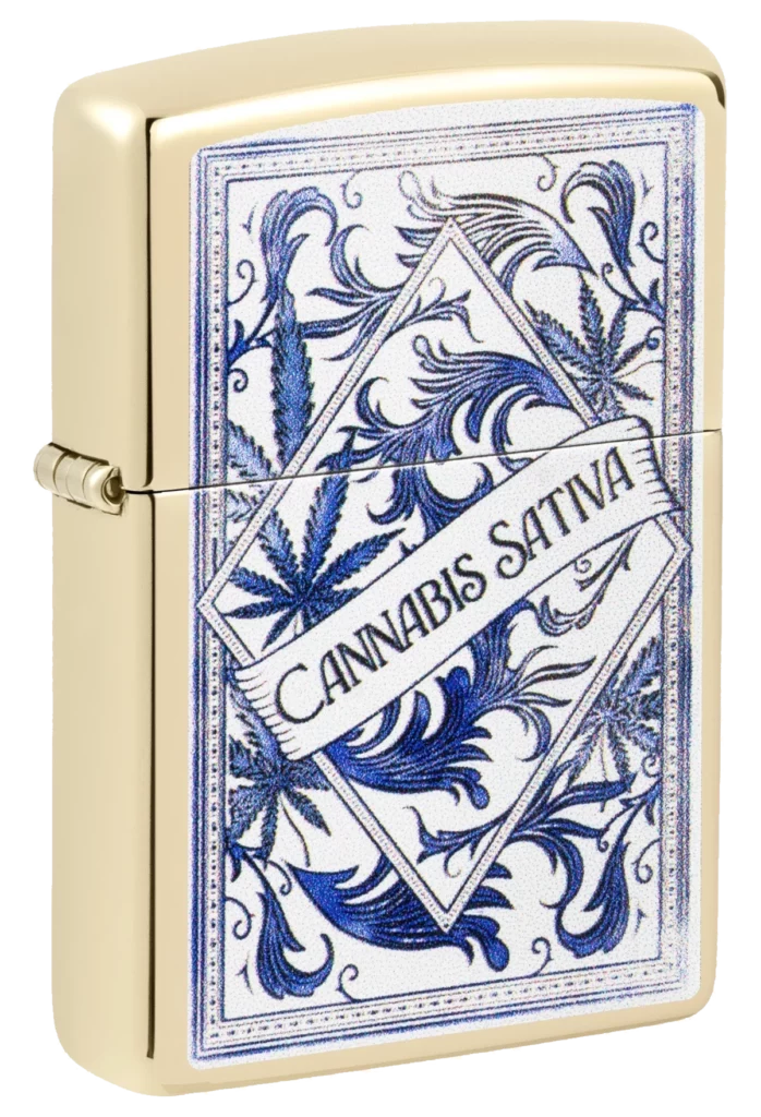 Zippo Cannabis Sativa Design