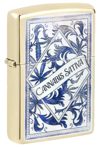 Zippo Cannabis Sativa Design