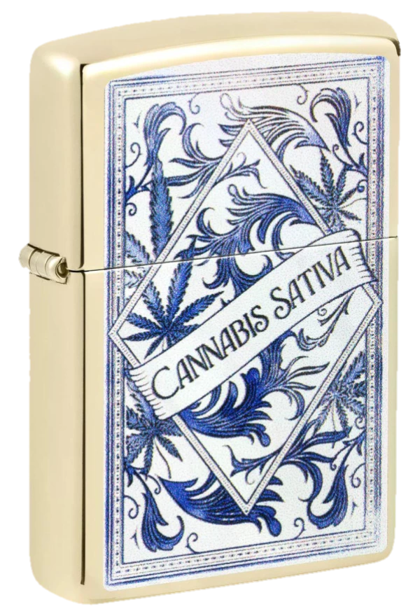 Zippo Cannabis Sativa Design