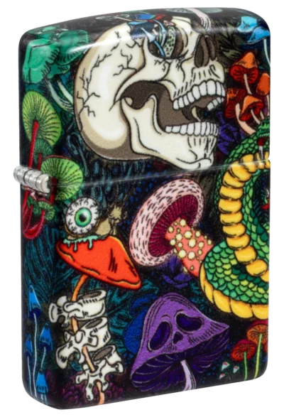 Zippo Psychedelic Skull Design