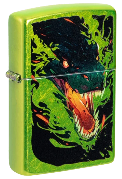 Zippo Green Dragon Design