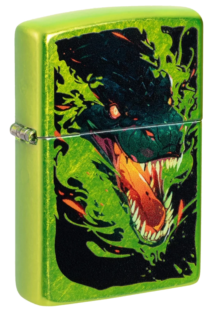 Zippo Green Dragon Design