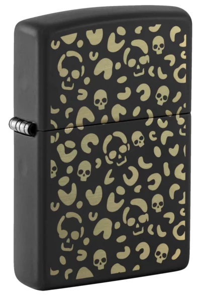 Zippo 218 Skull Leopard Design