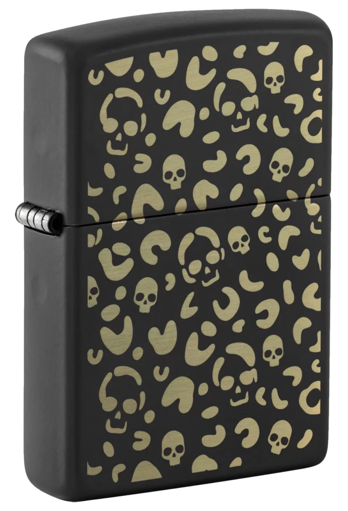 Zippo 218 Skull Leopard Design